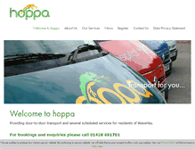 Tablet Screenshot of hoppa.org.uk